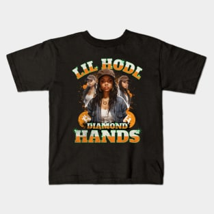 Lil HODL Diamond Hands Kids T-Shirt